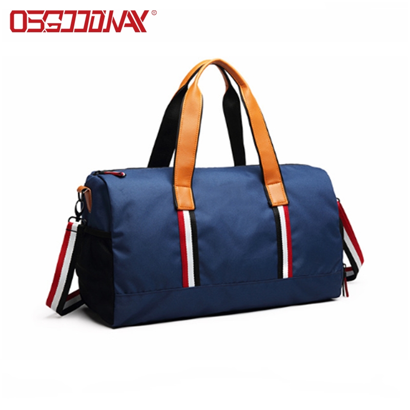 High Quality Water Resistant Gym Sports Duffel Bag with Shoes Compartment