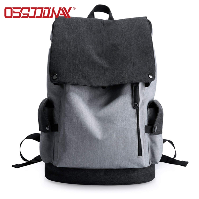 Water resistant Classic minimalist style college backpack bag for Women and Men