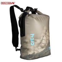 20L Translucent TPU Seal Gear Dry Bag Roll Top Diving Dry Bag Pack  for Kayaking, Rafting, Boating, Swimming