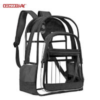 Clear Backpack Heavy Duty See Through Backpack Large Transparent PVC Backpack for College