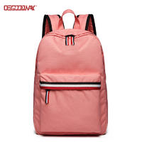 Trendy School Bags for Girls Polyester Casual Womens Fashion Rucksack Pink Backpack