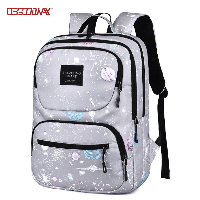 Fashion Printed Girly School Backpack with Laptop Protection Womens Backpack Bags