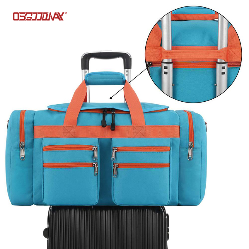 45L Travel Duffel bag Water-Resistant Gym Sports Luggage Bag with Multi-pockets