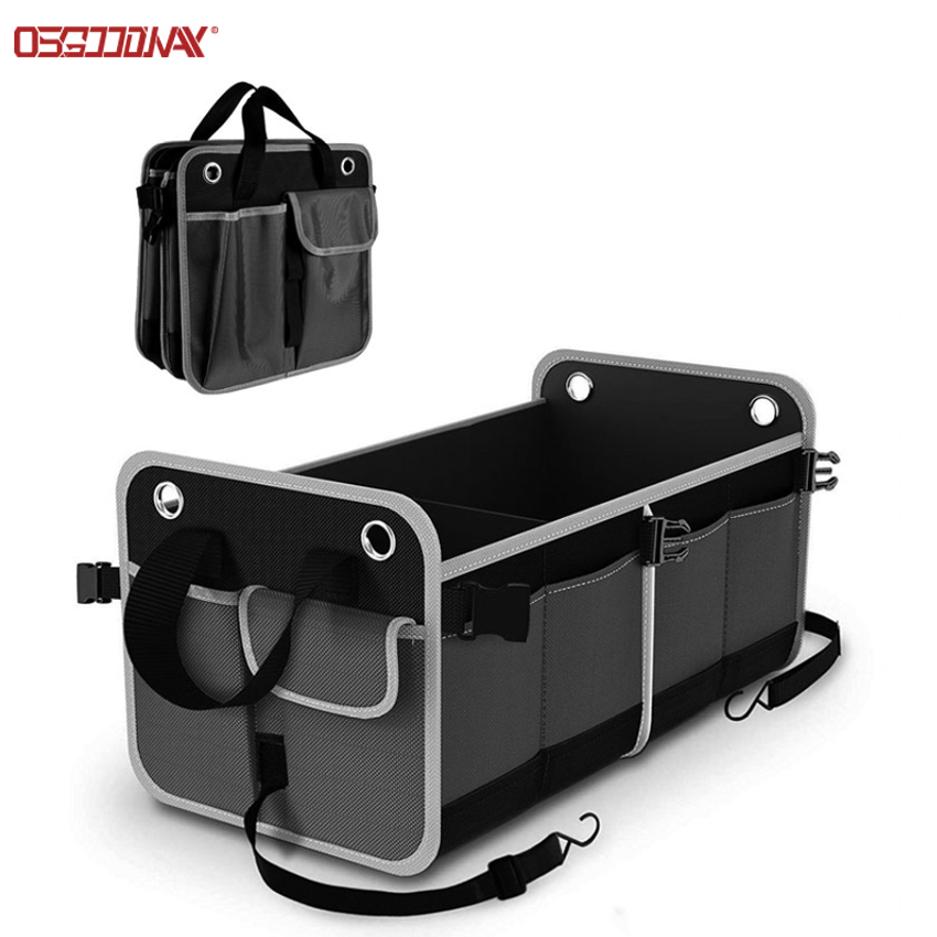 Durable Collapsible SUV Trunk Organizer Waterproof Car Seat Cargo Organizer Storage Box 26 inch