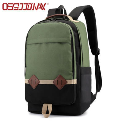 Leisure Trend Slim Waterproof College Bookbag Lightweight Travel Backpack for School Business